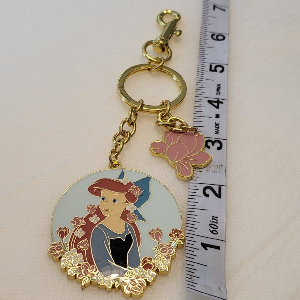 Loungefly Disney Princess Little Mermaid Ariel Keychain Bag Charm - Picture 8 of 9